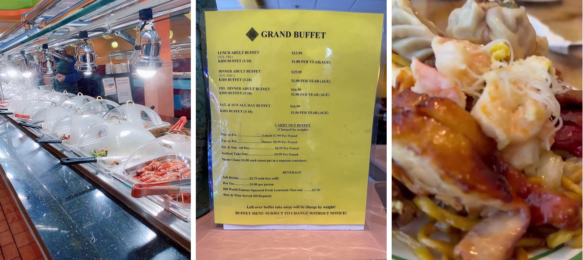 Essex Junction Grand Buffet Menu