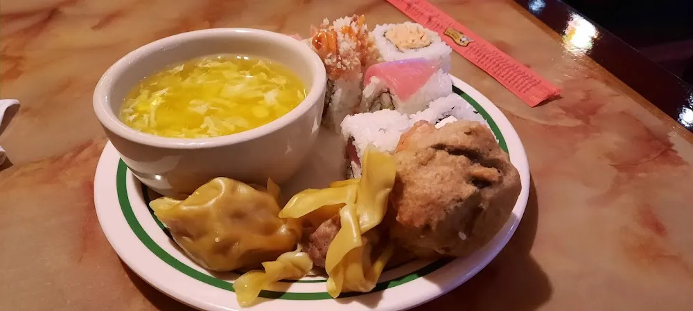 Wonton Soup and Buffet Choices